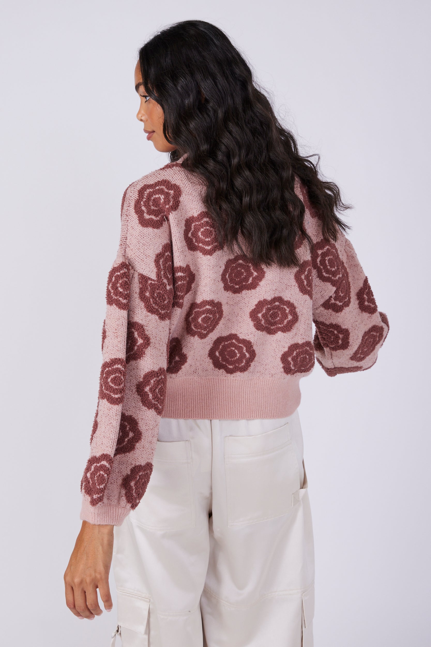 Graci Floral Detail Sweater - fab'rik
