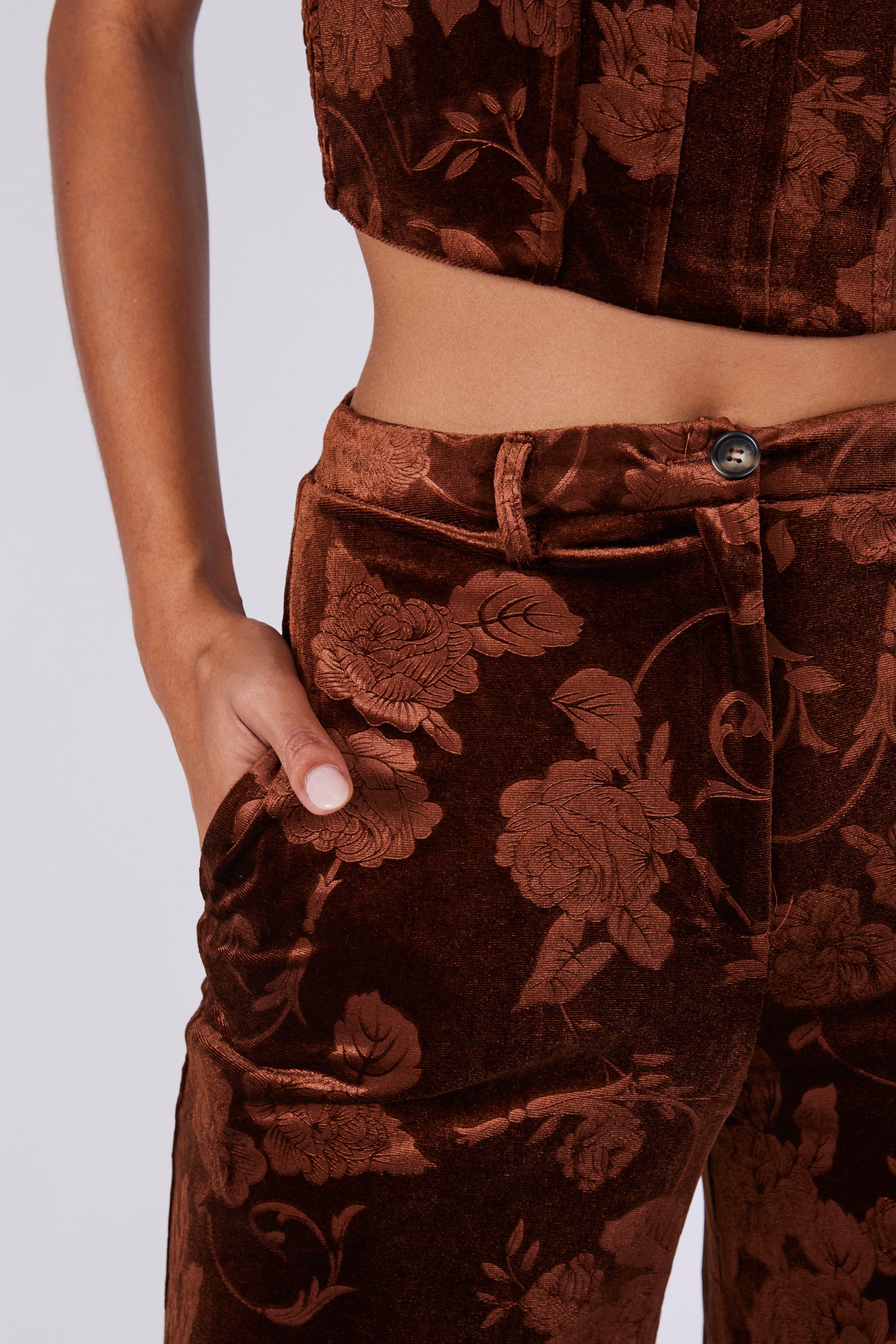 Quinn Velvet Pants - fab'rik
