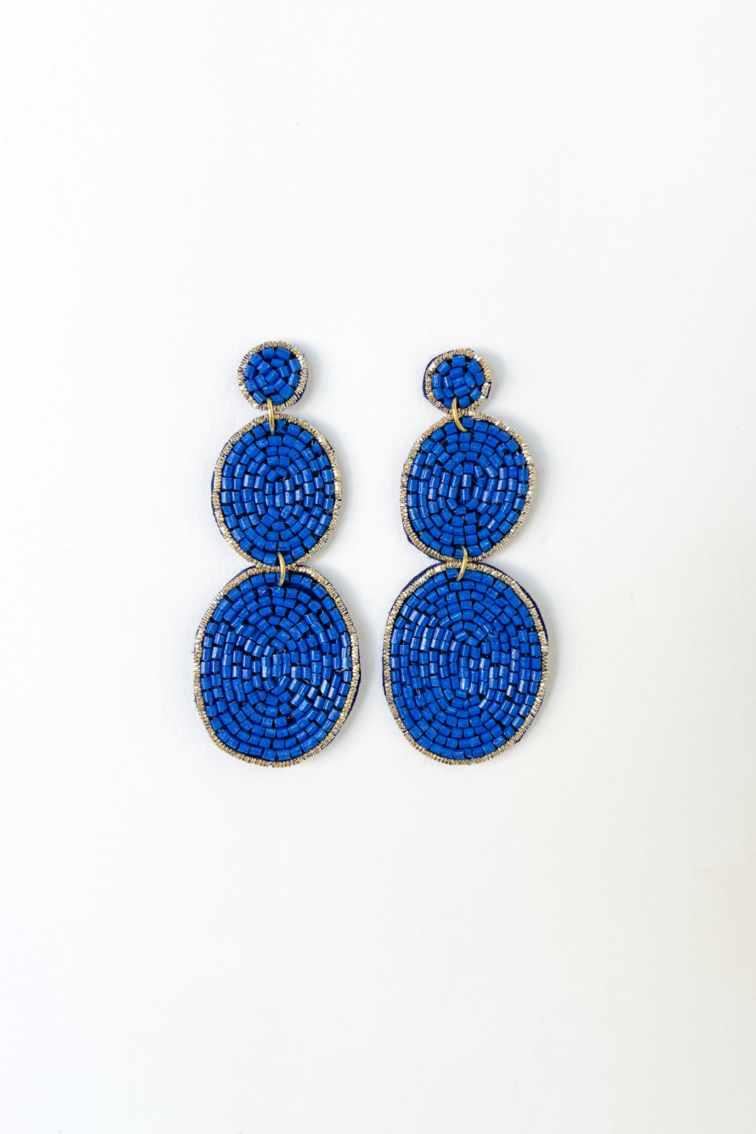 Chelsea Beaded Tiered Earrings - fab'rik