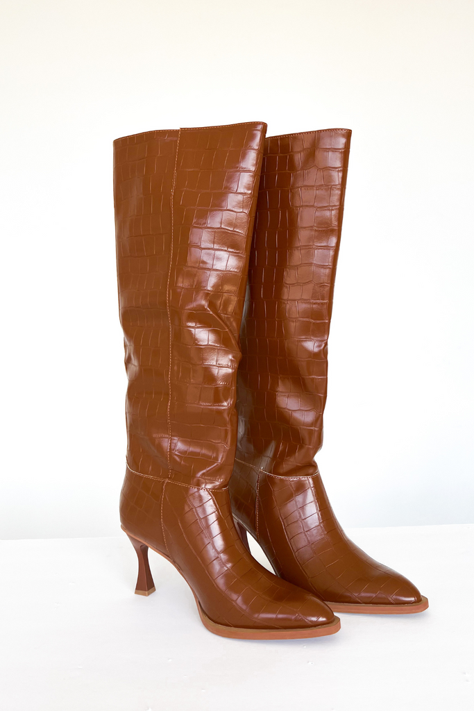 Vanessa Croc Boots - fab'rik