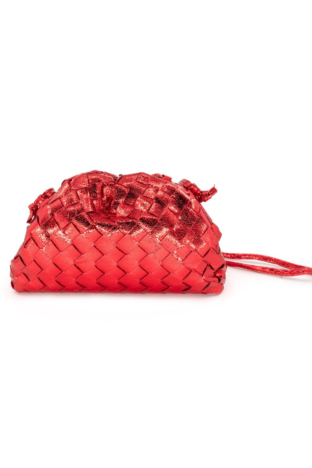 SALE - Ally Woven Mini Metallic Bag