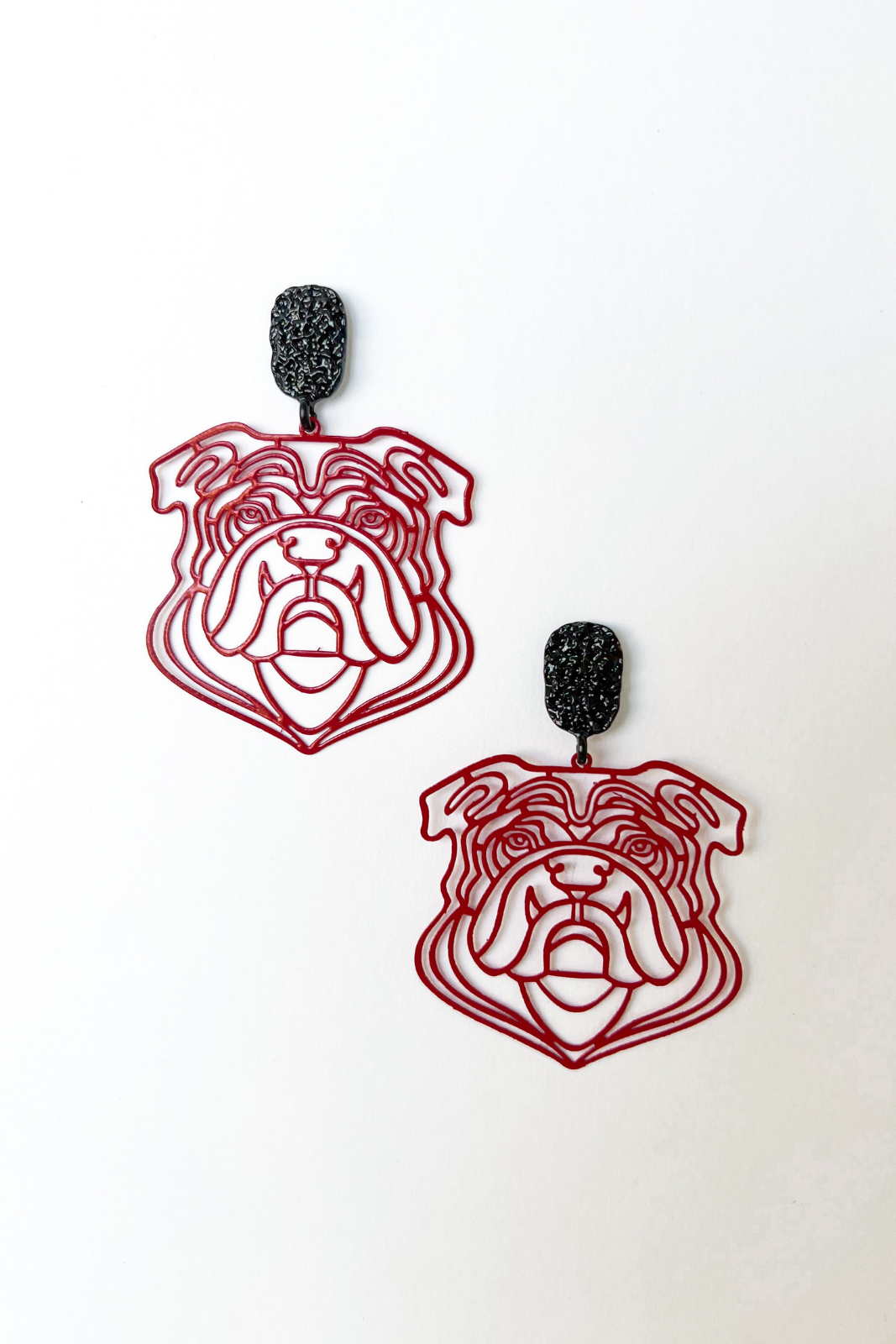 UGA Bulldog Earrings - fab'rik