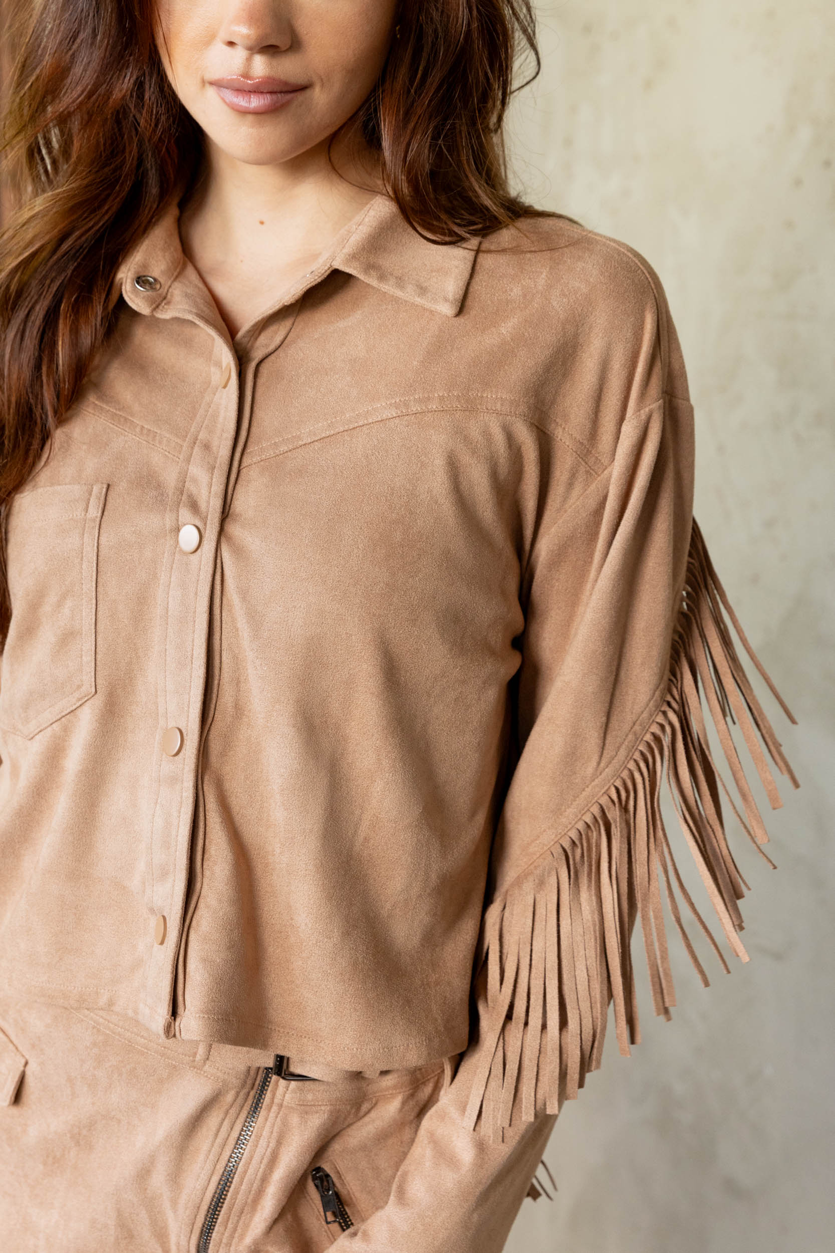 Goldie Fringe Jacket - fab'rik