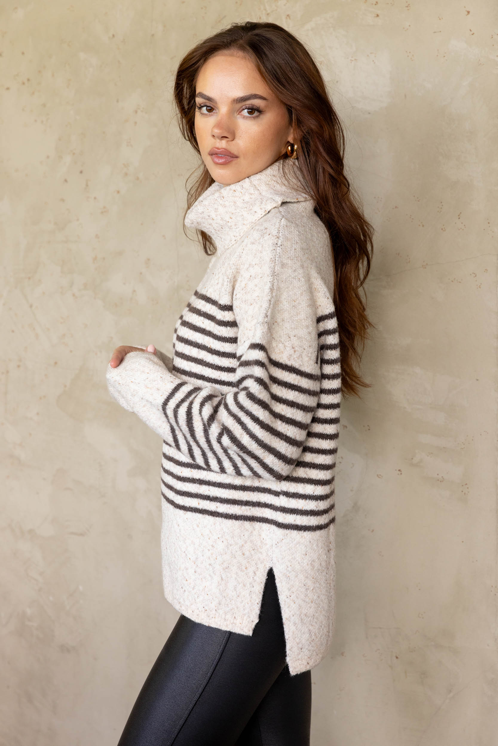 Sienna Striped Sweater - fab'rik