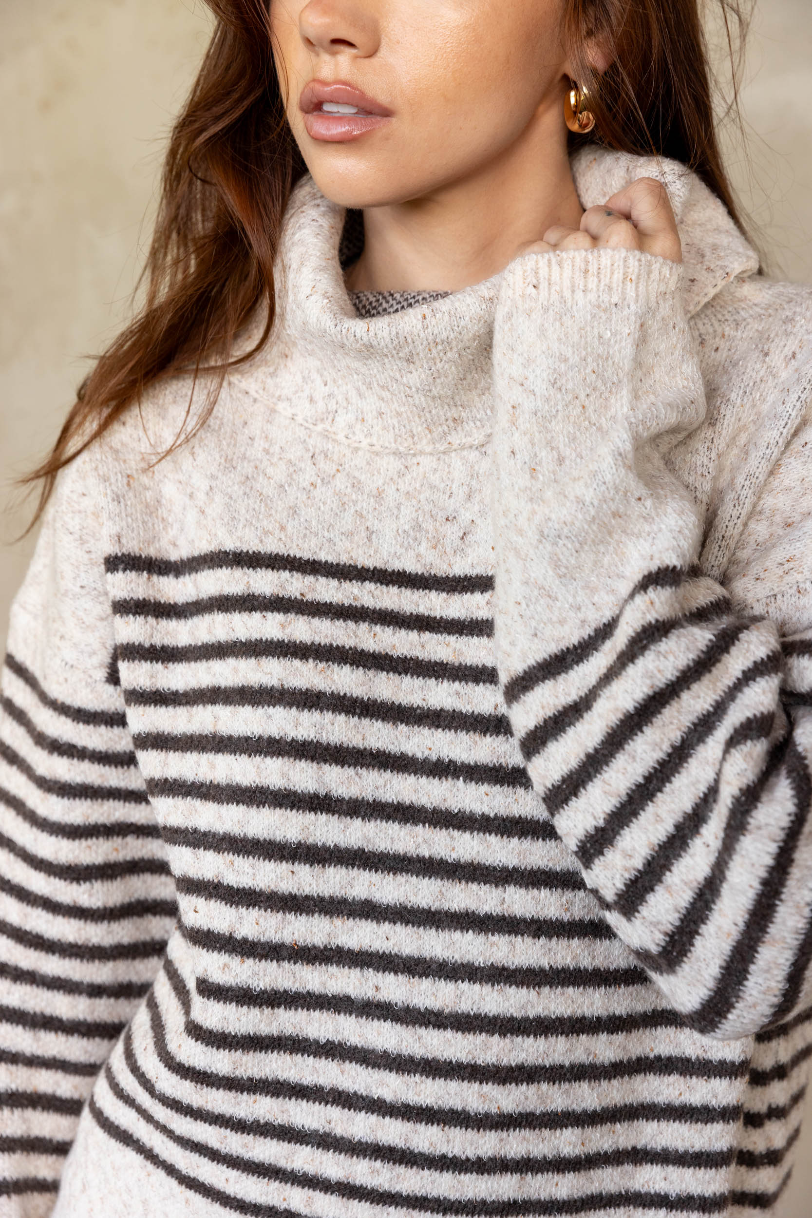 Sienna Striped Sweater - fab'rik