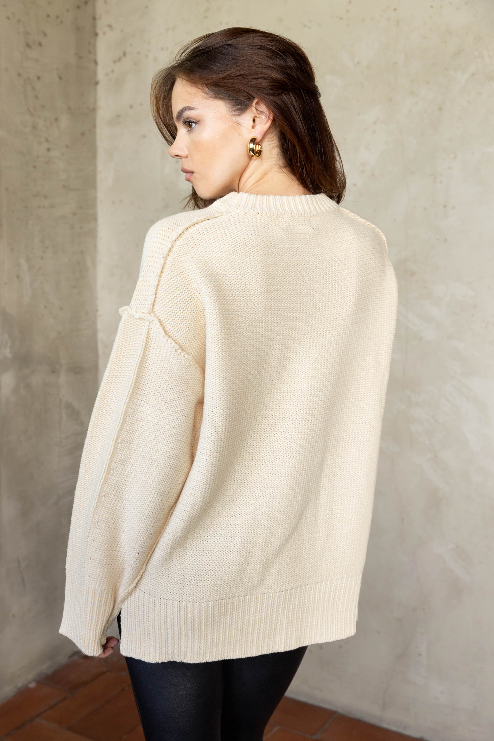 Charlie Drop Shoulder Sweater - fab'rik