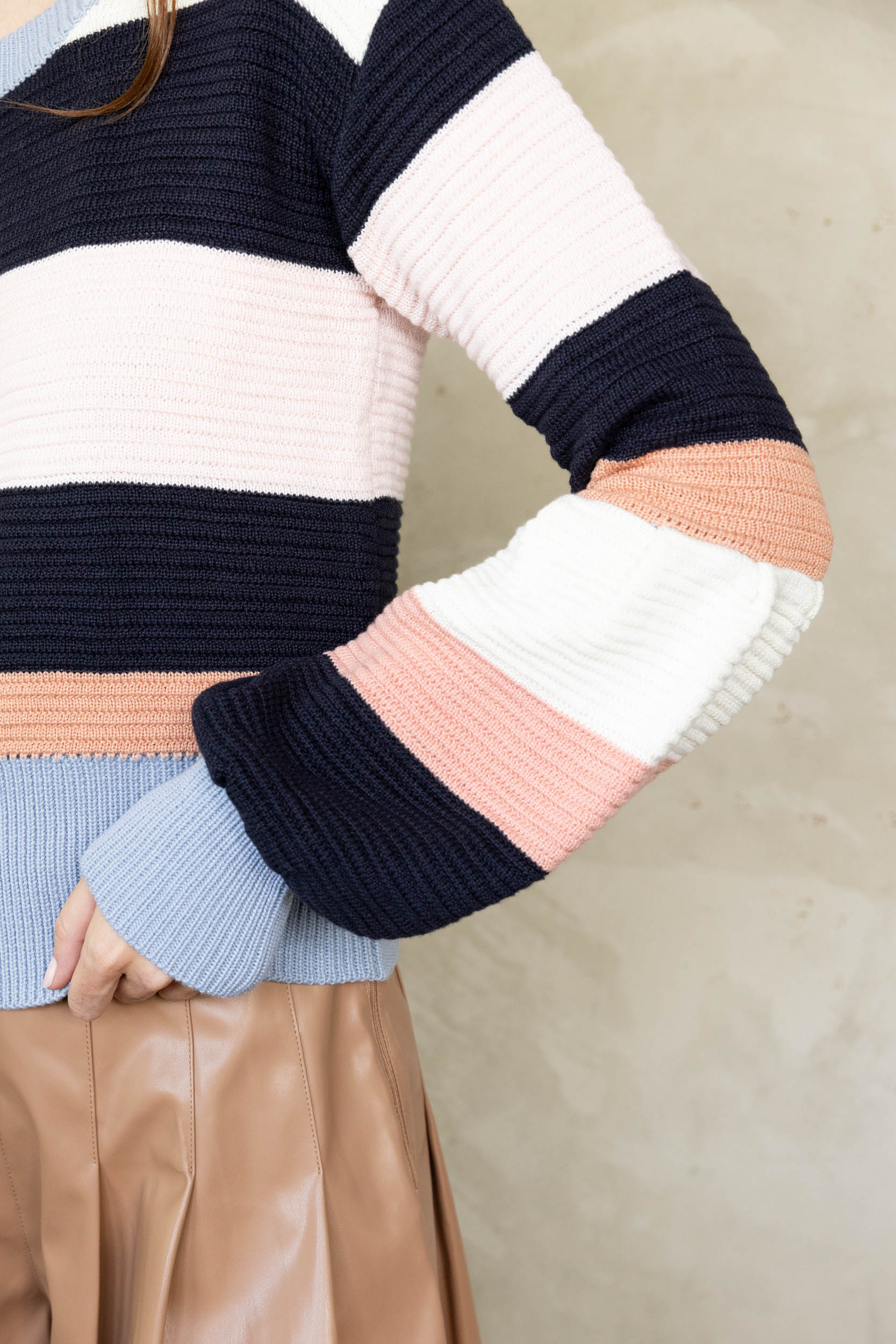 Francie Striped Sweater - fab'rik