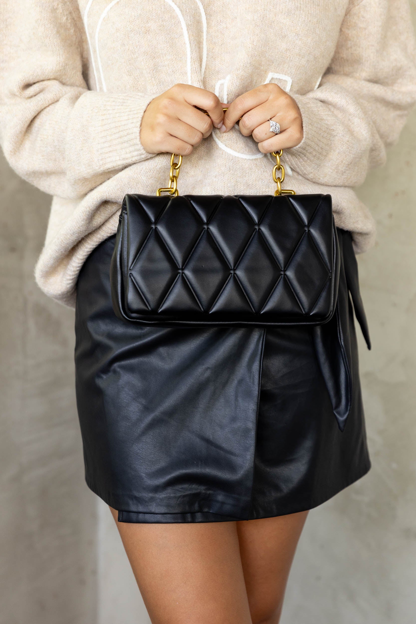 Elise Quilted Handbag - fab'rik