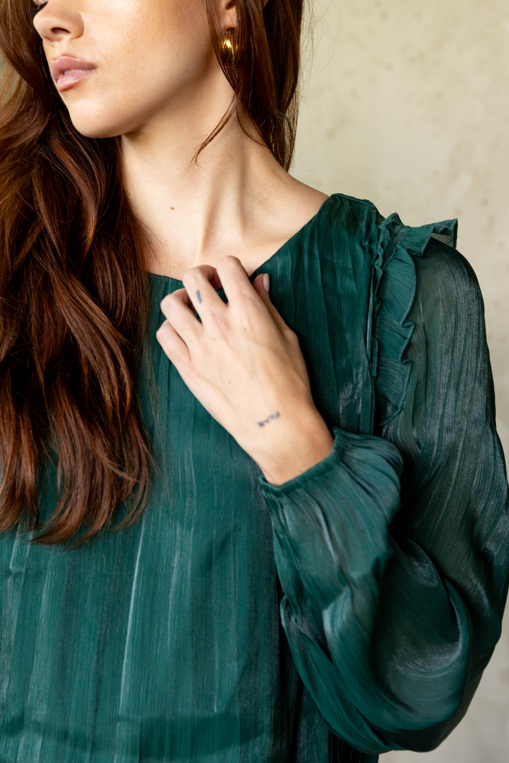 Sarah Pleated Mini Dress - fab'rik