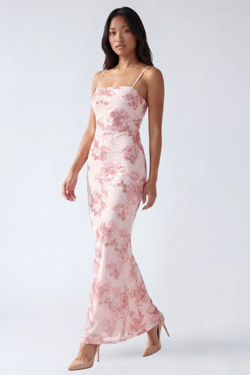 transparent mesh floral dress Analise Sleeveless Maxi Color:Khaki Olive Make a statement in Long Sleeve Gatsby Era r26-d1