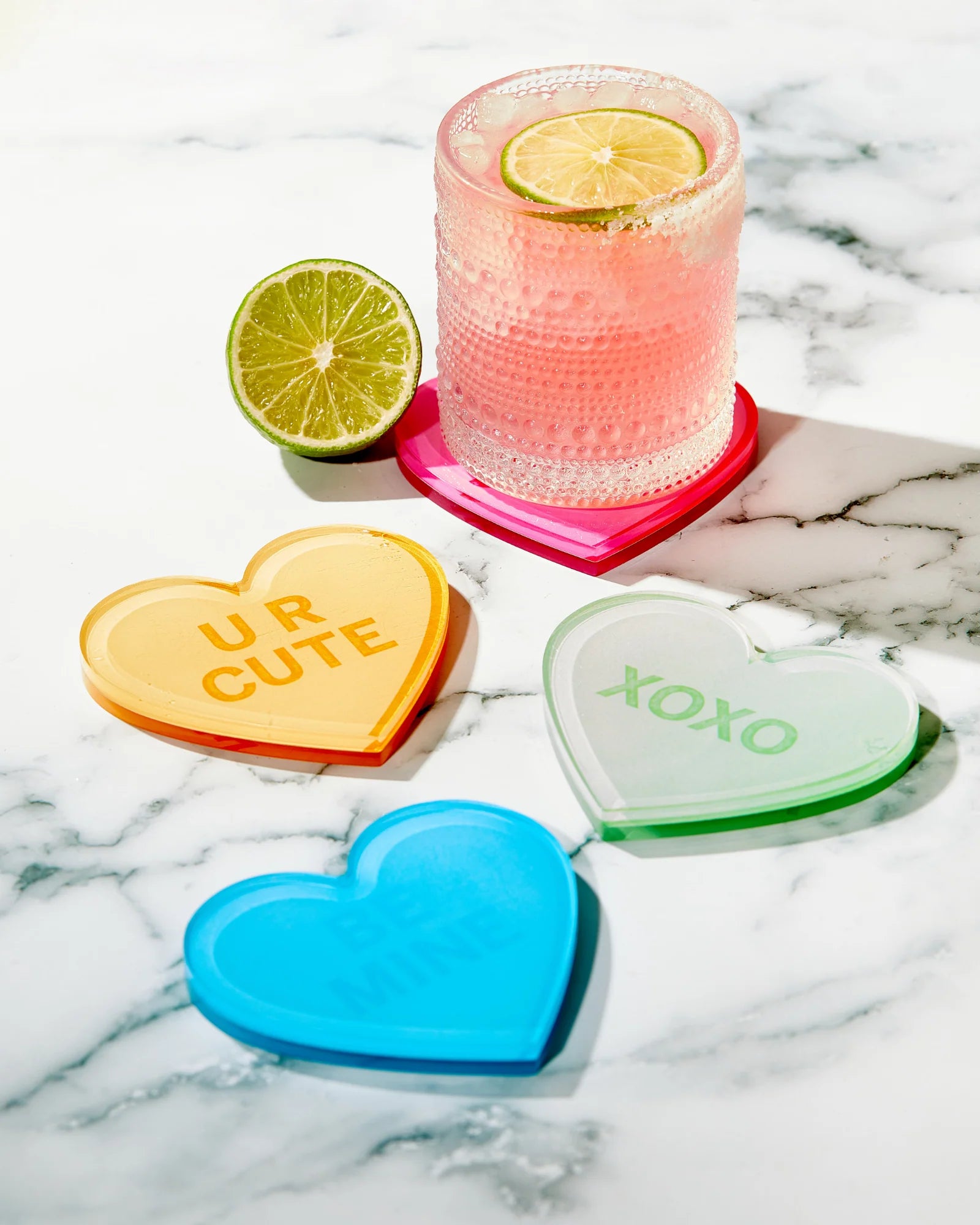 Love Hearts Coasters - fab'rik