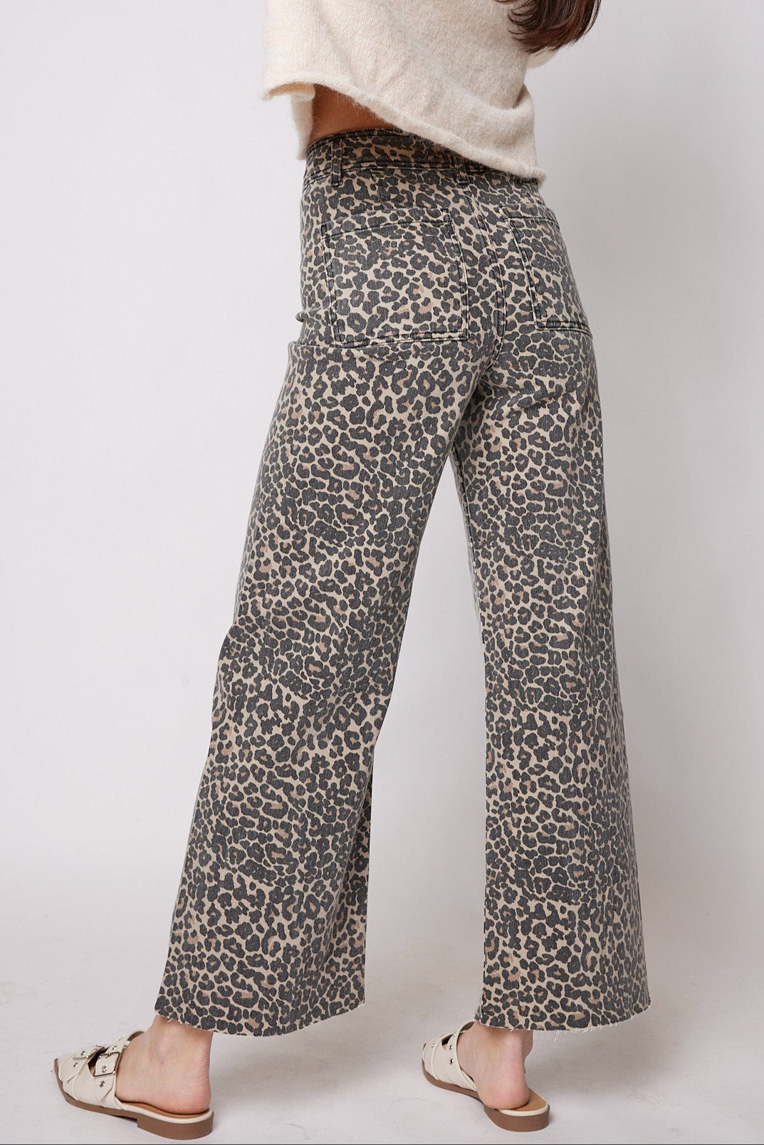 SALE - Laurie Leopard Print Pants