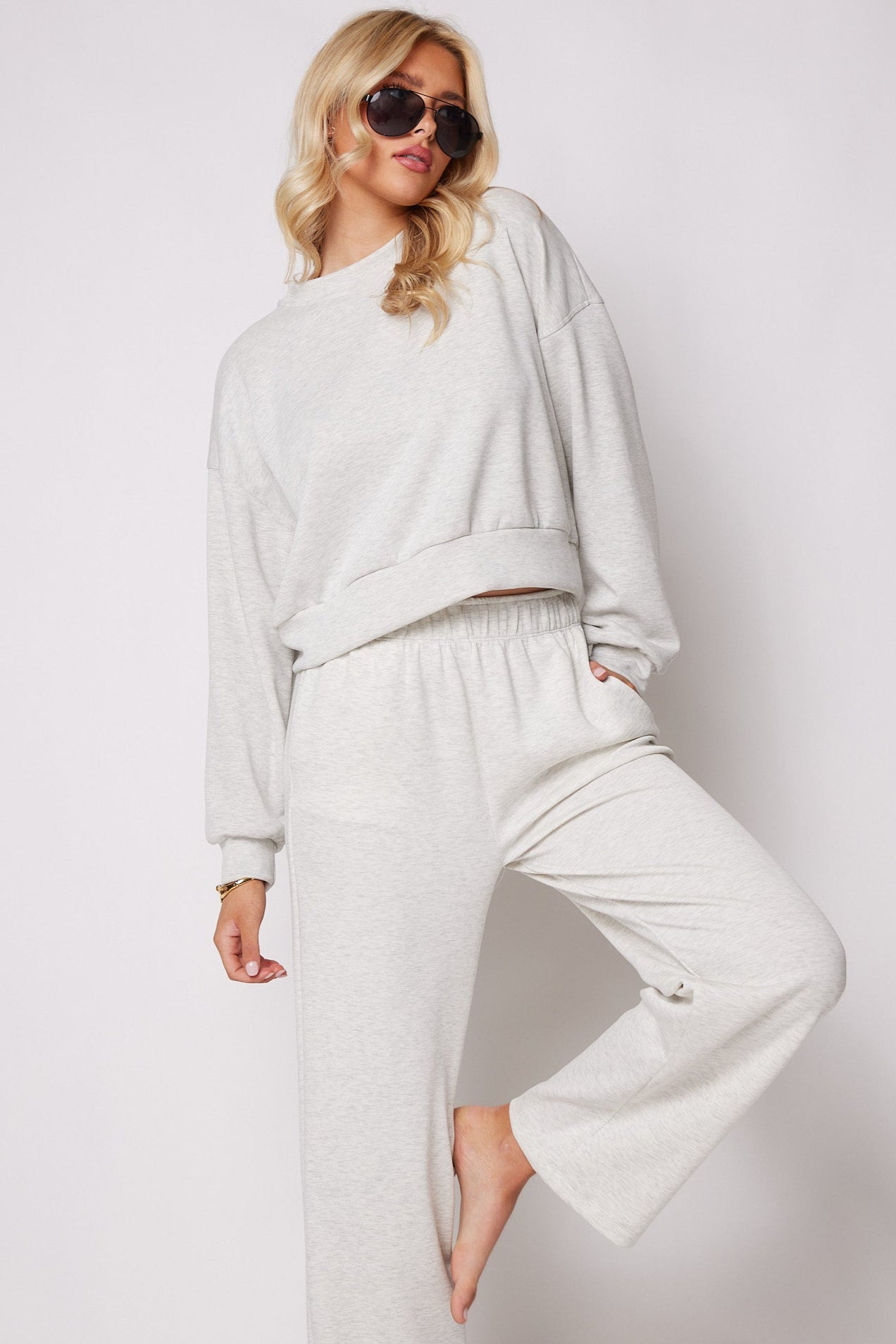 SALE - Yasmin Brushed Crew Neck Top
