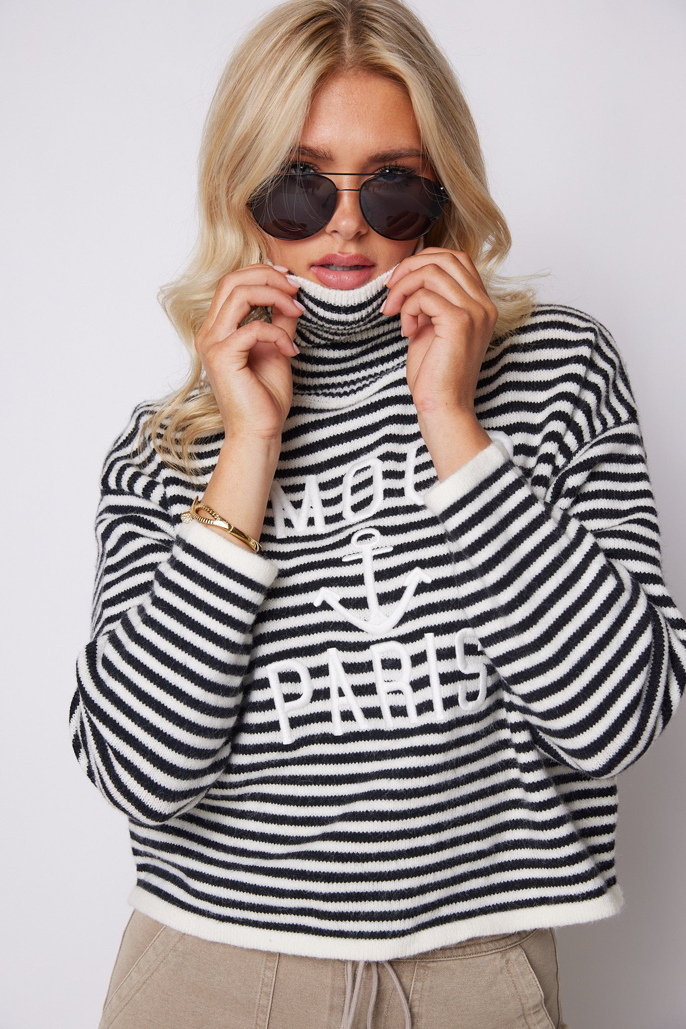 SALE - Cynthia "Amour Paris" Stripe Sweater