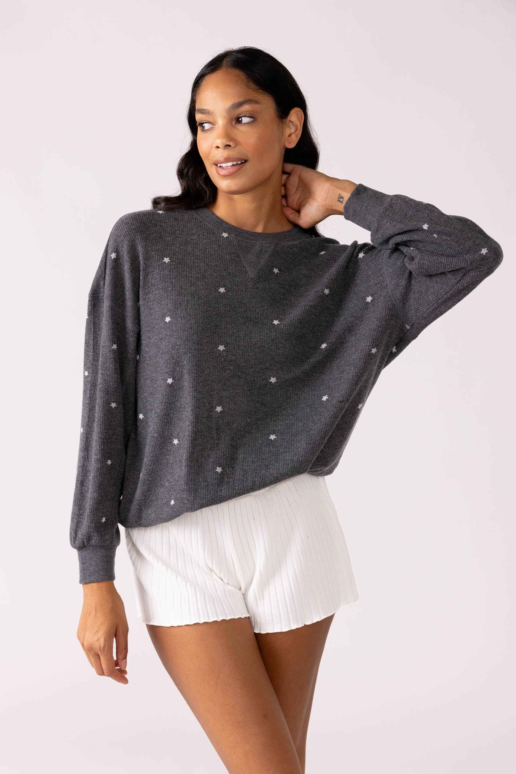 Z Supply Cozy Days Thermal Sweatshirt - fab'rik