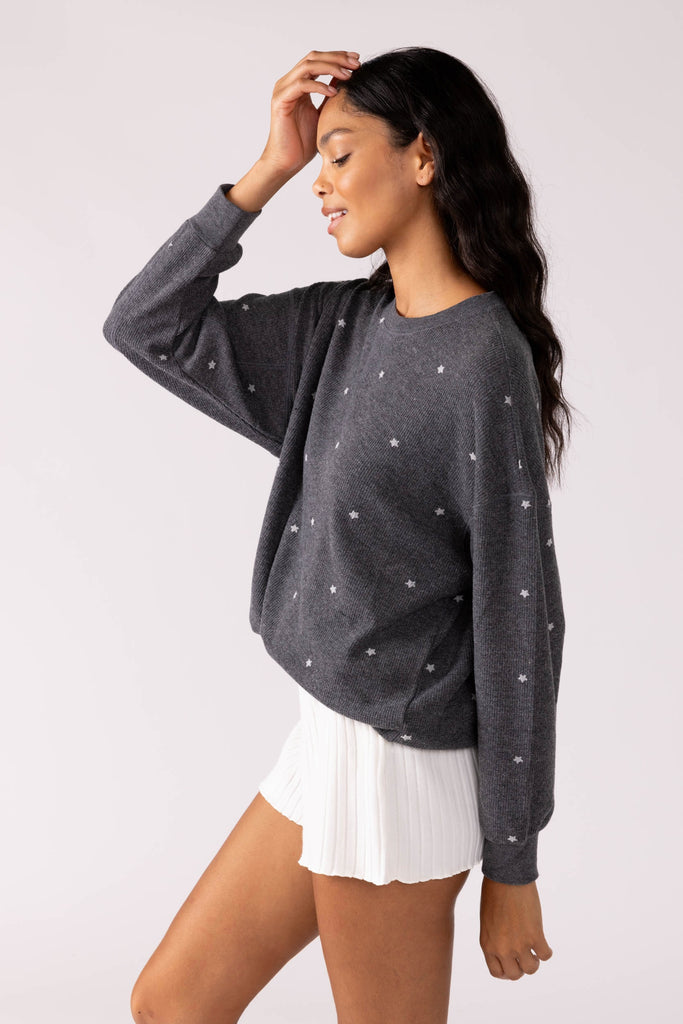 Z Supply Cozy Days Thermal Sweatshirt - fab'rik
