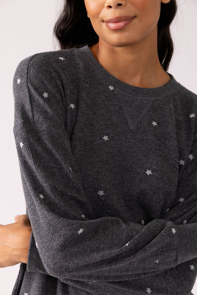 Z Supply Cozy Days Thermal Sweatshirt - fab'rik