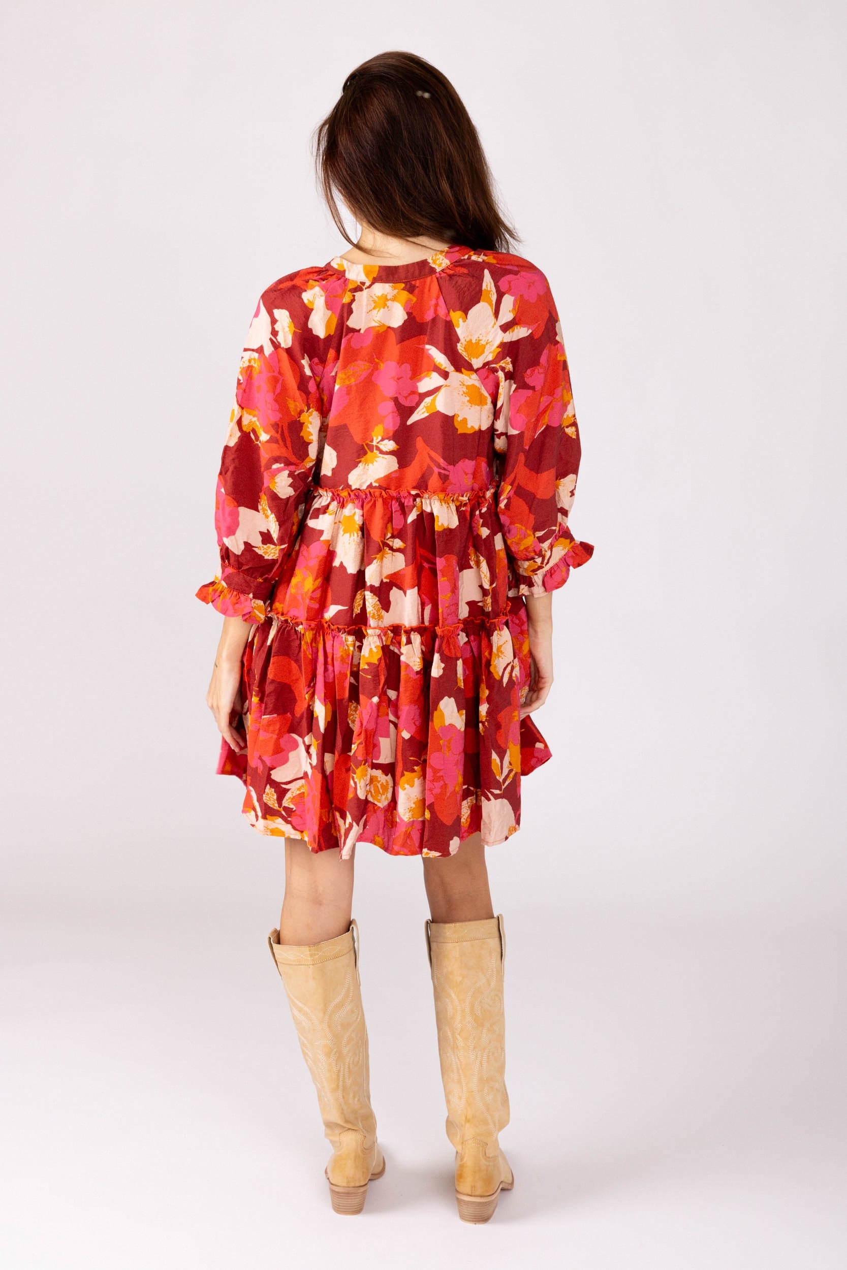 Dylan Tiered Mini Dress - fab'rik