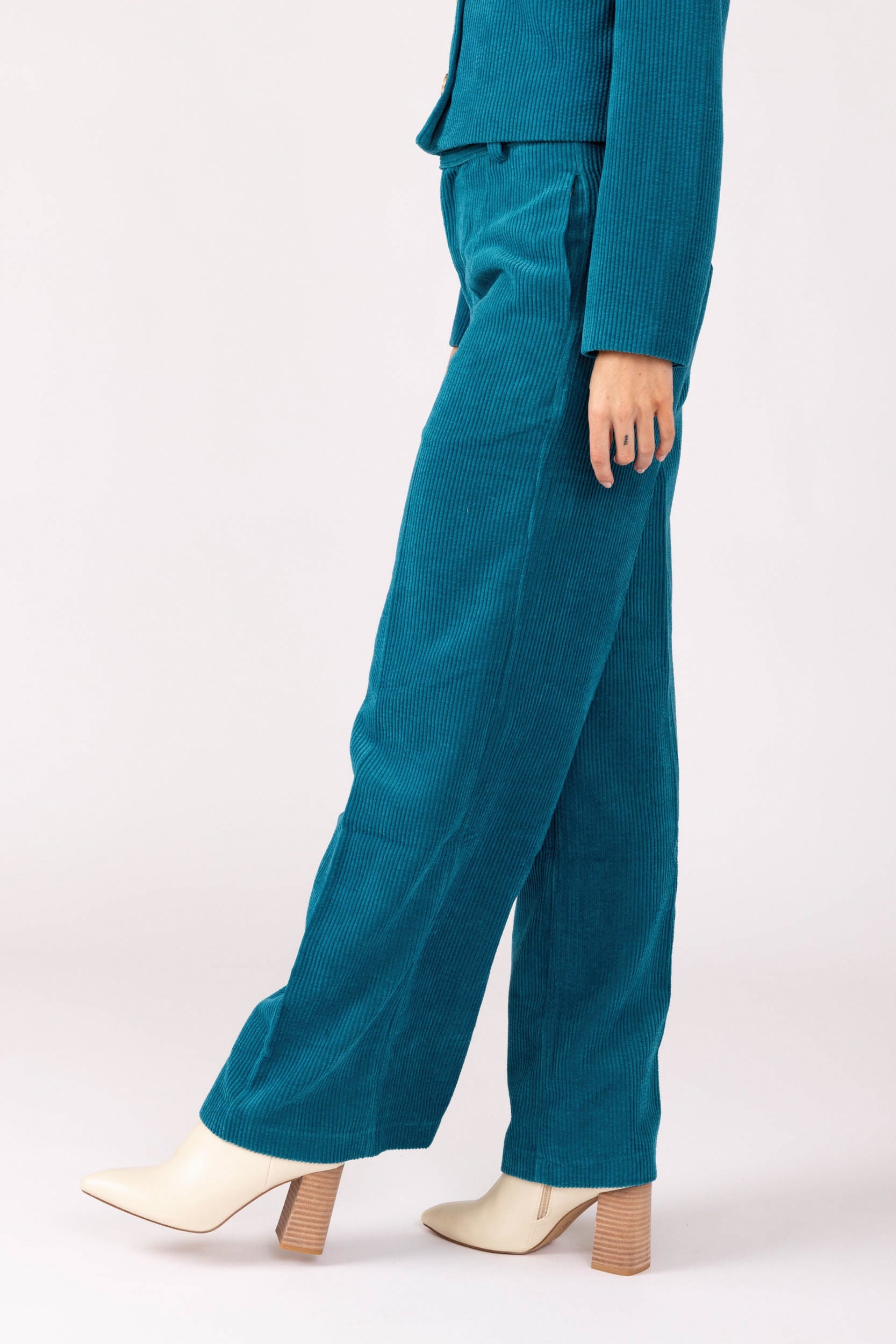 Jessica Wide Leg Cord Pants - fab'rik