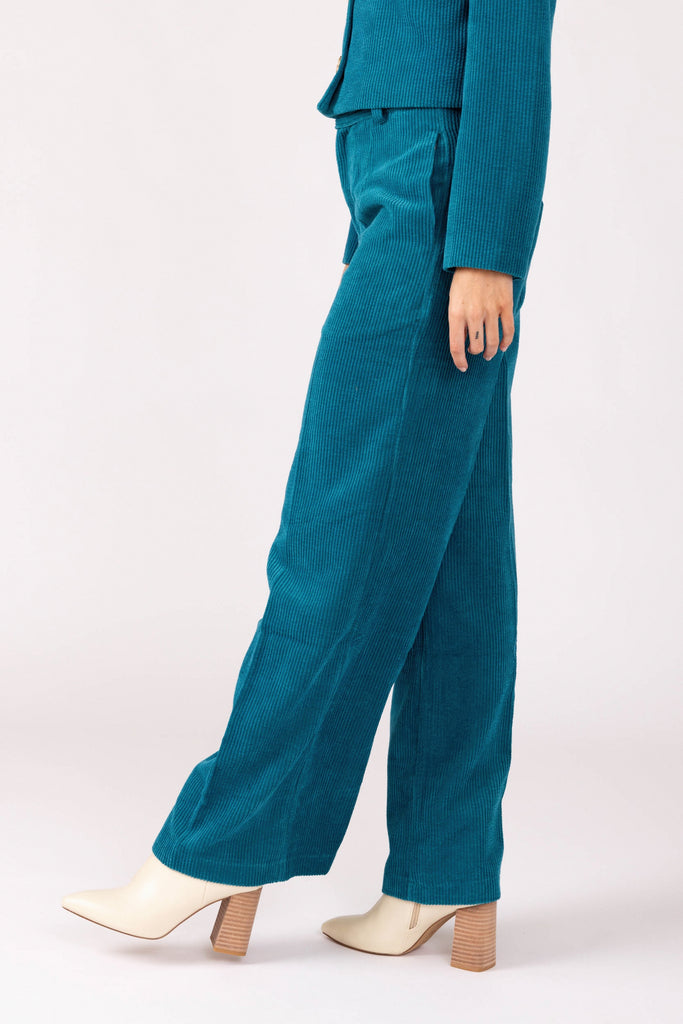 Jessica Wide Leg Cord Pants - fab'rik