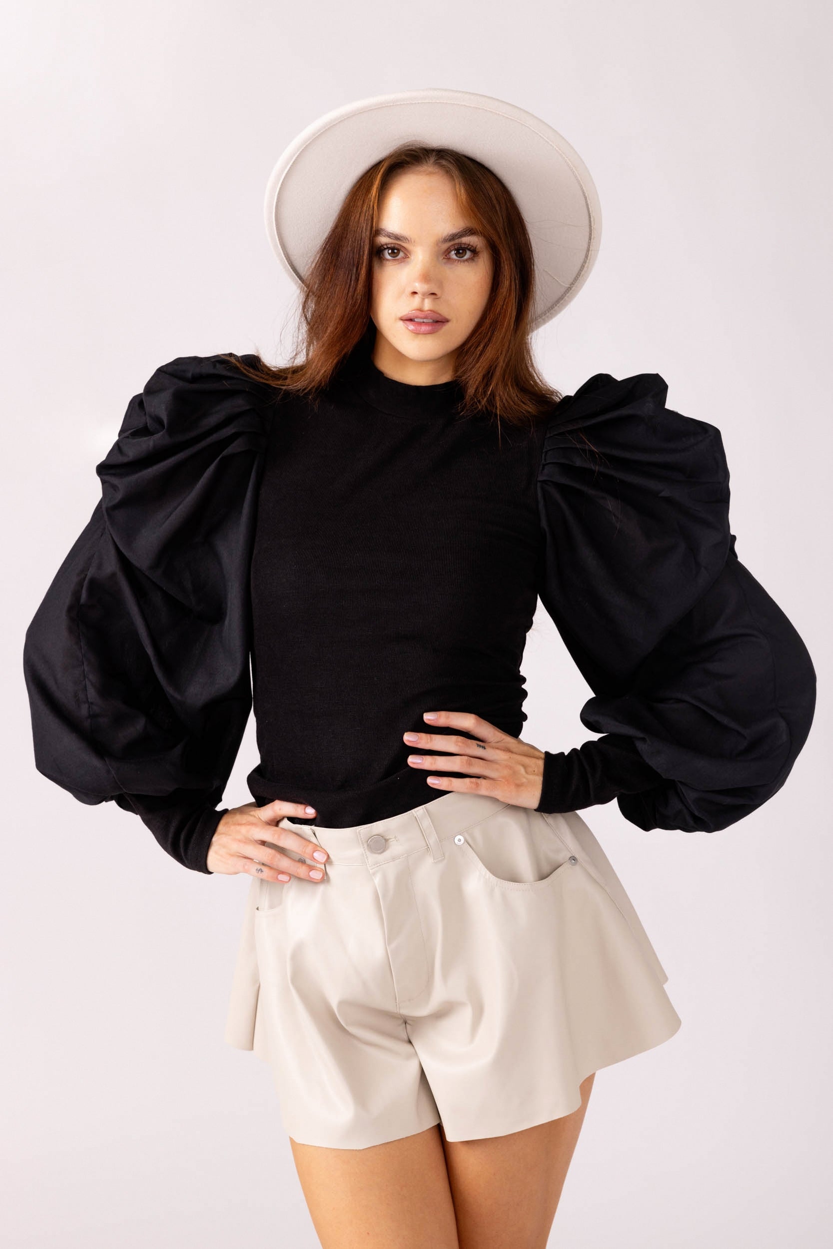 Myra Puff Sleeve Top - fab'rik
