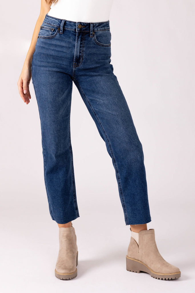 Ramona High Rise Straight Jeans - fab'rik