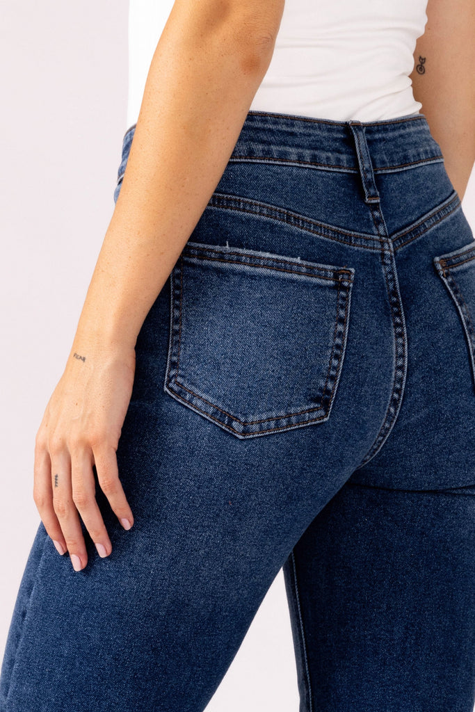Ramona High Rise Straight Jeans - fab'rik