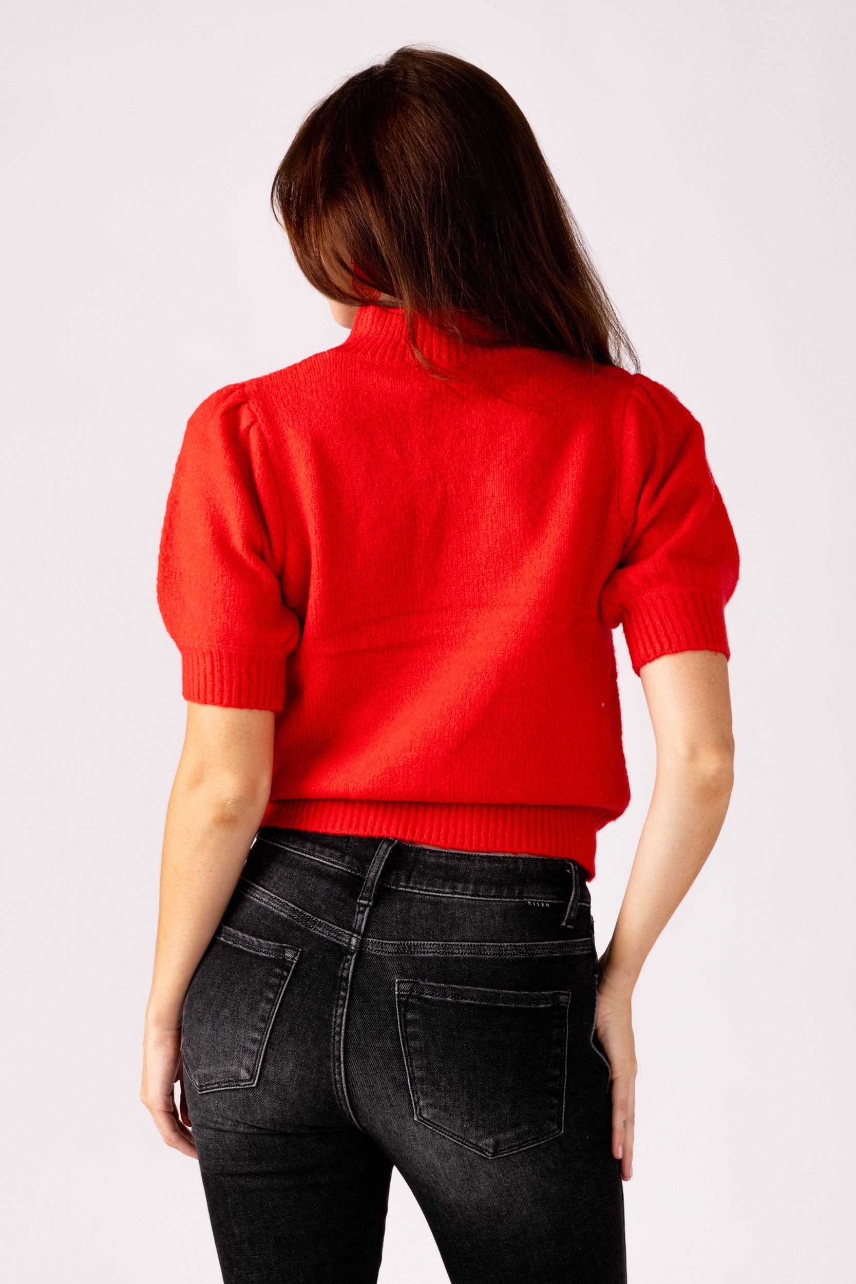 Layla Puff Sleeve Knit Top - fab'rik