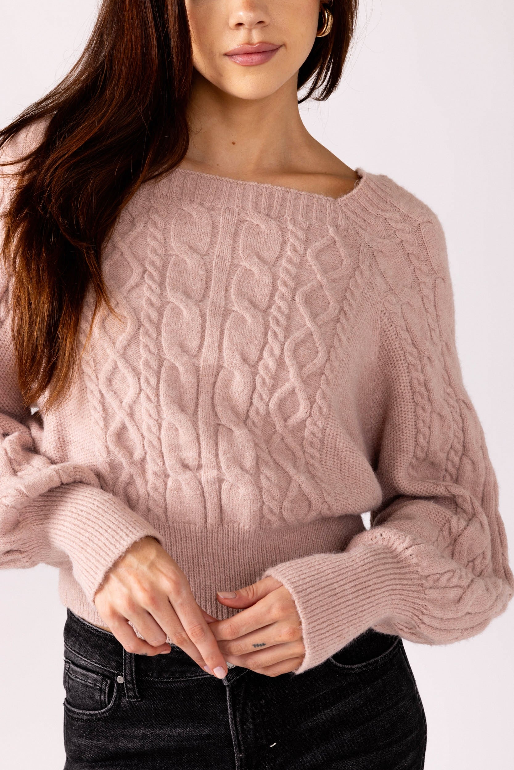 Loren Square Neck Sweater - fab'rik