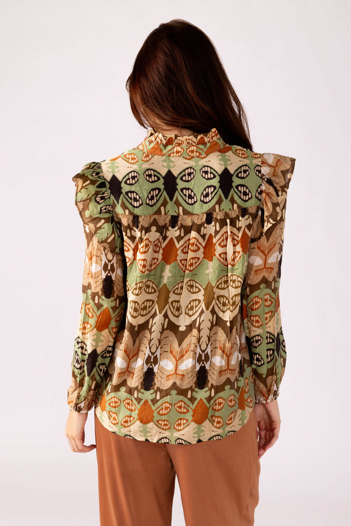 Parker Split Neck Blouse - fab'rik
