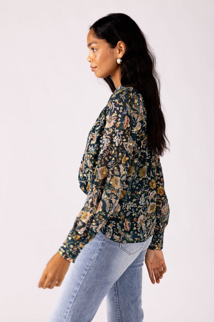 Miriam Floral Blouse - fab'rik