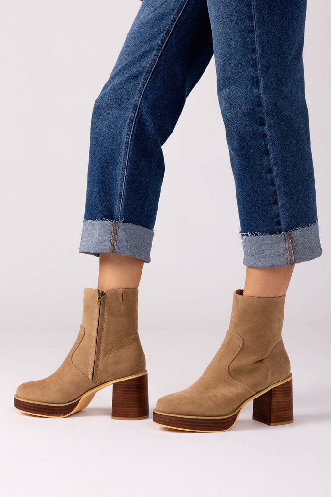 Alexandra Platform Ankle Boots - fab'rik