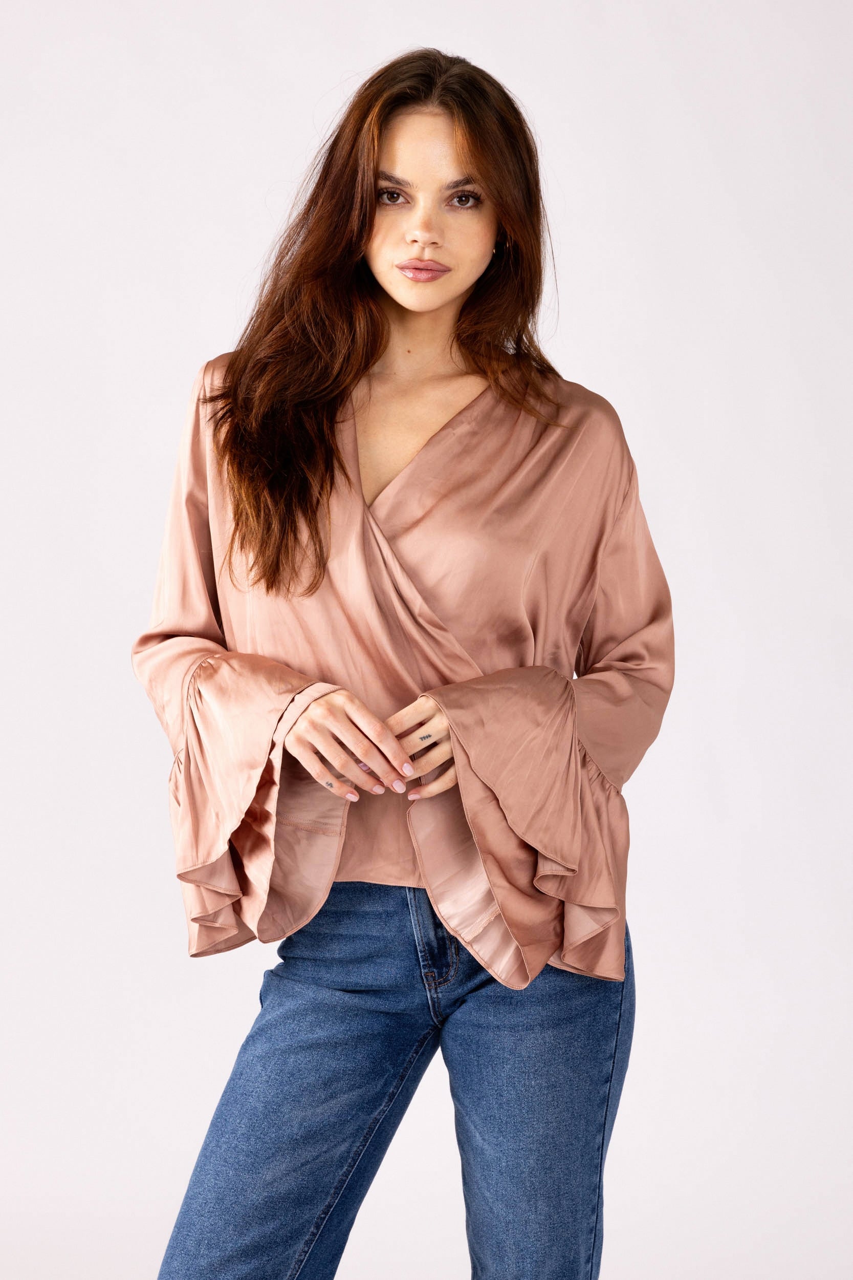 Tina Bell Sleeve Blouse - fab'rik
