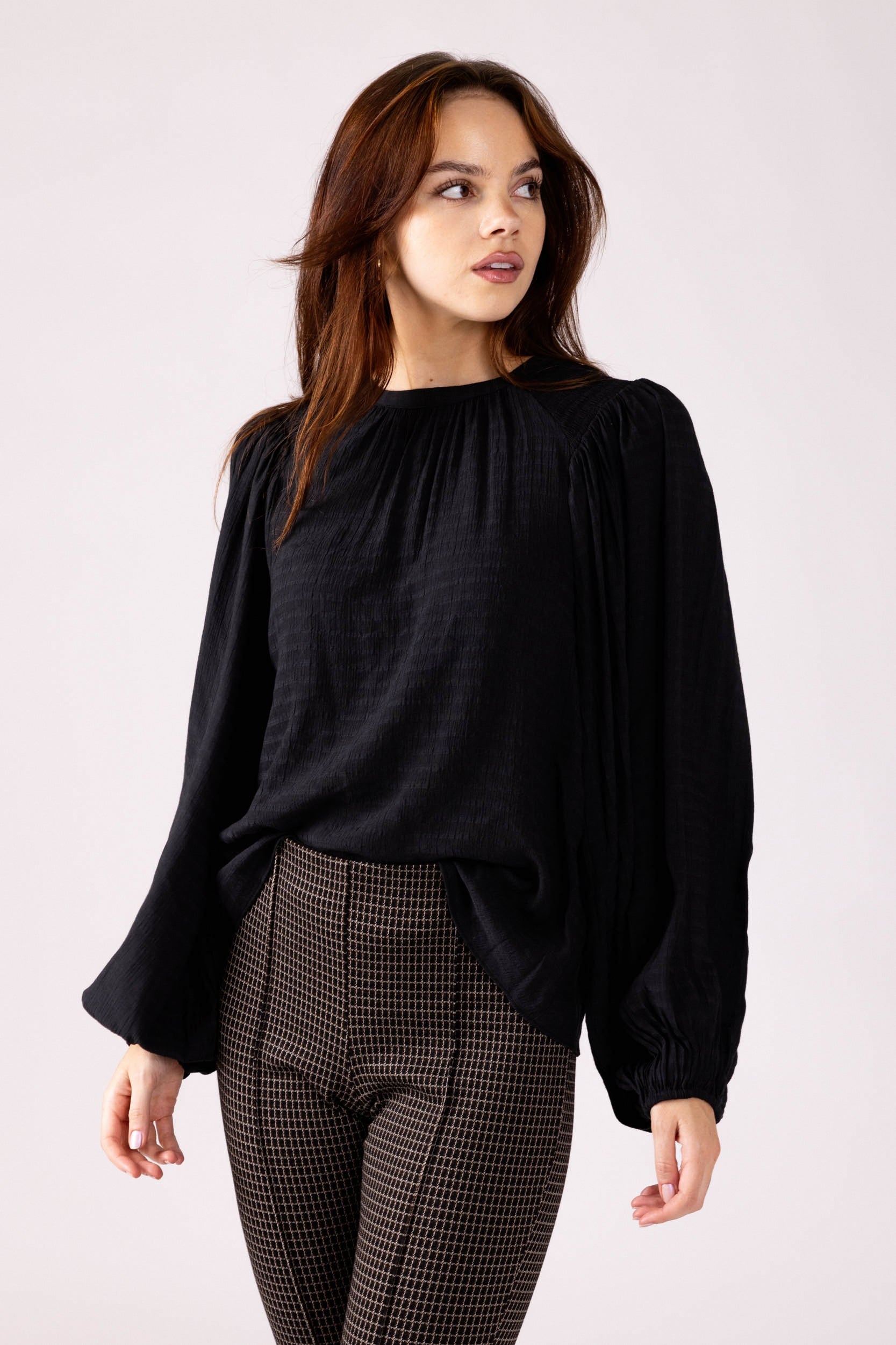Macey Volume Sleeve Top - fab'rik
