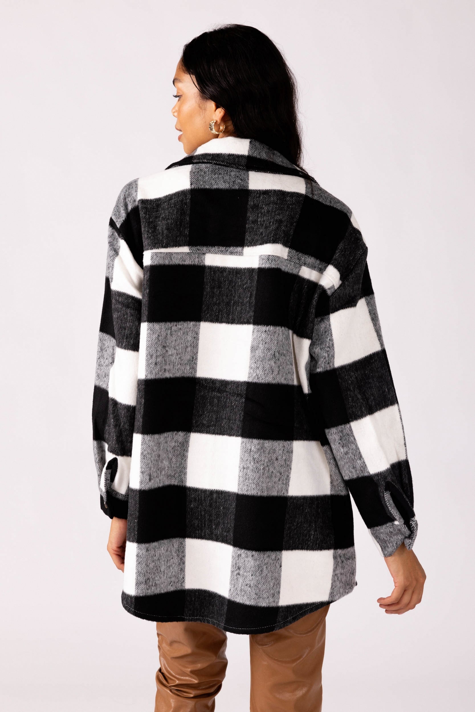 Ainsley Plaid Shacket - fab'rik