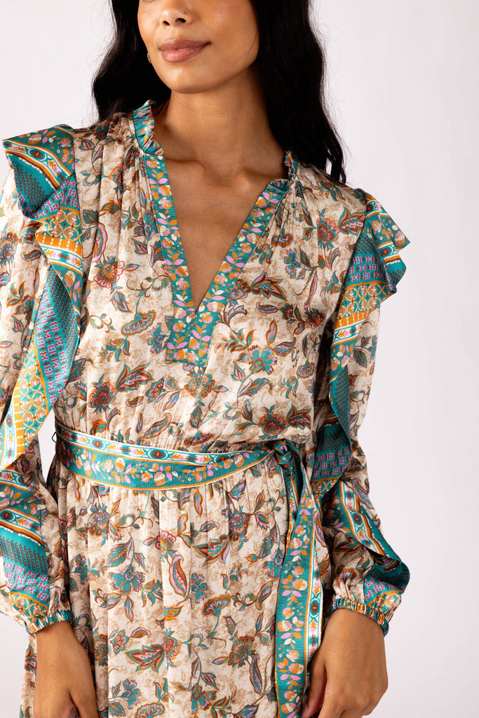 Juliet Paisley Maxi Dress - fab'rik