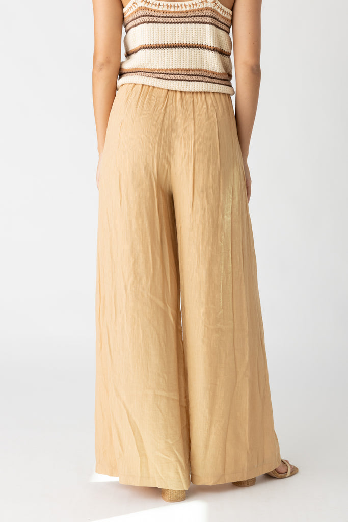 Holly Crinkle Pleat Wide Leg Pant - fab'rik