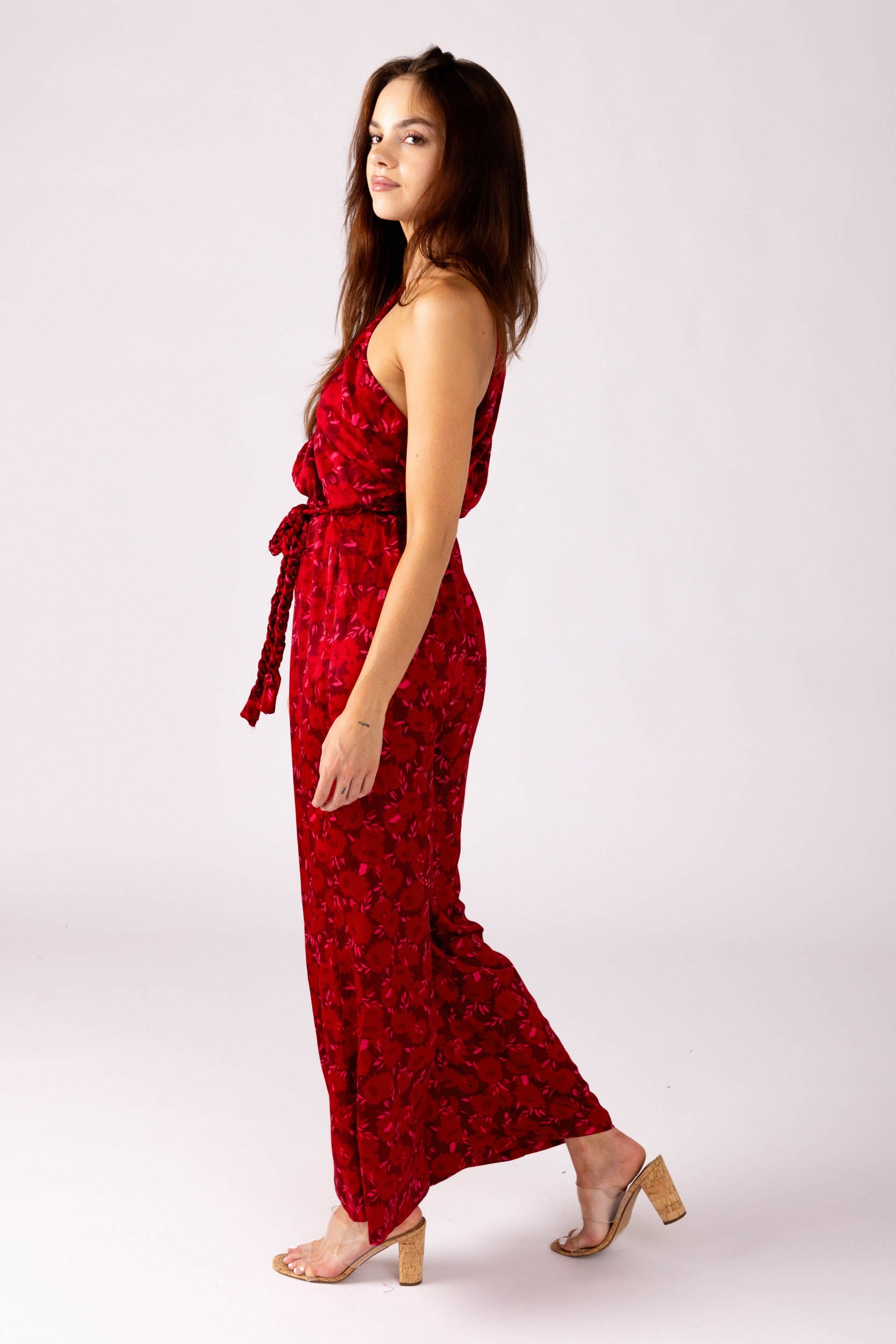 Jacinda One Shoulder Jumpsuit - fab'rik
