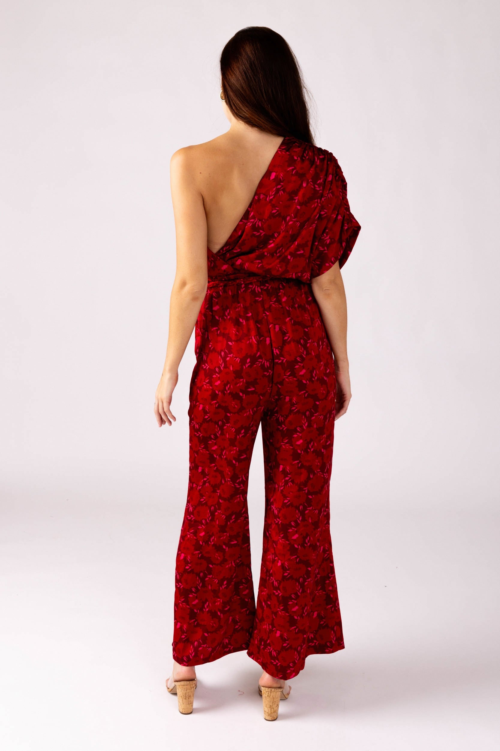 Jacinda One Shoulder Jumpsuit - fab'rik