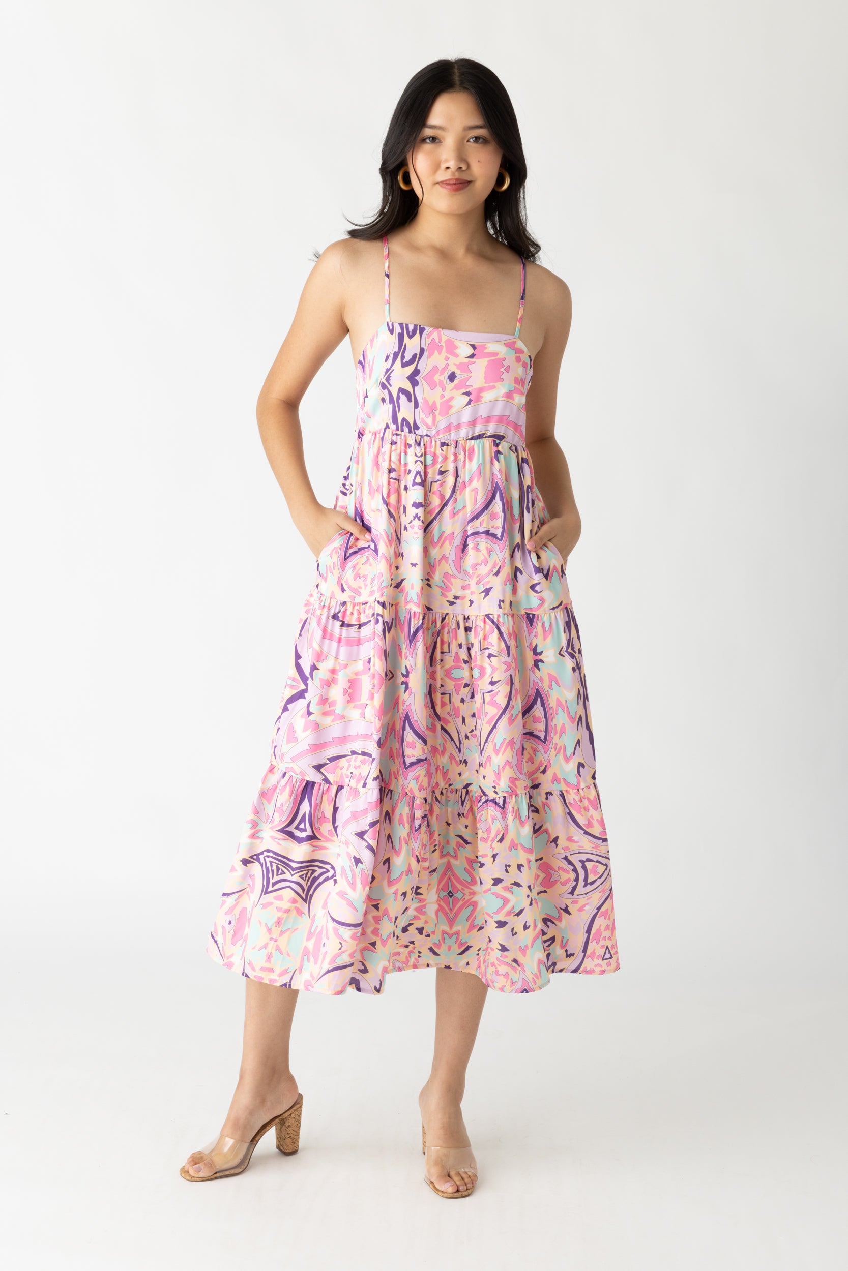 Phoenix Printed Maxi Dress - fab'rik
