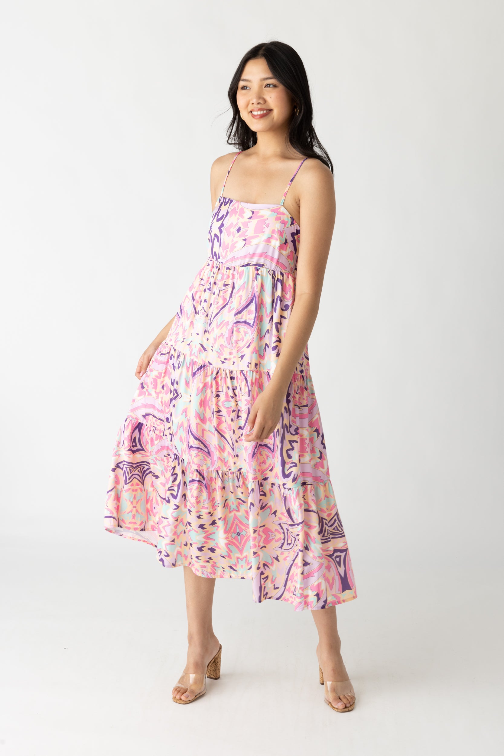 Phoenix Printed Maxi Dress - fab'rik
