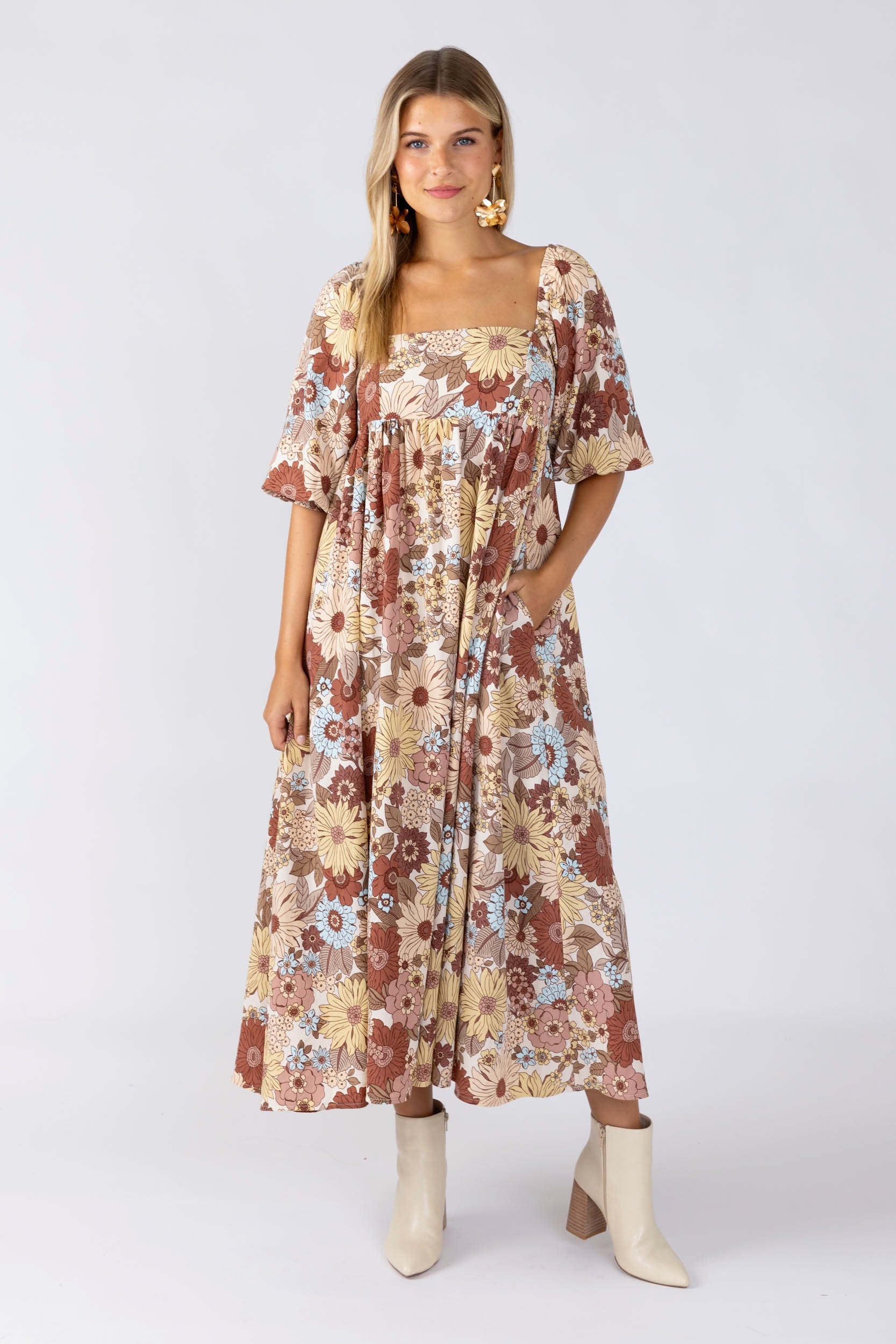 Becca Midi Dress - fab'rik