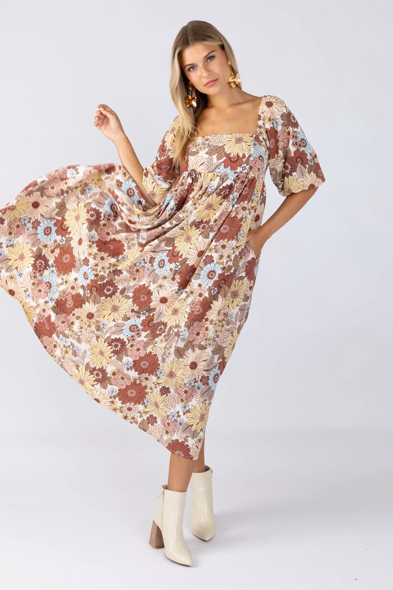 Becca Midi Dress - fab'rik