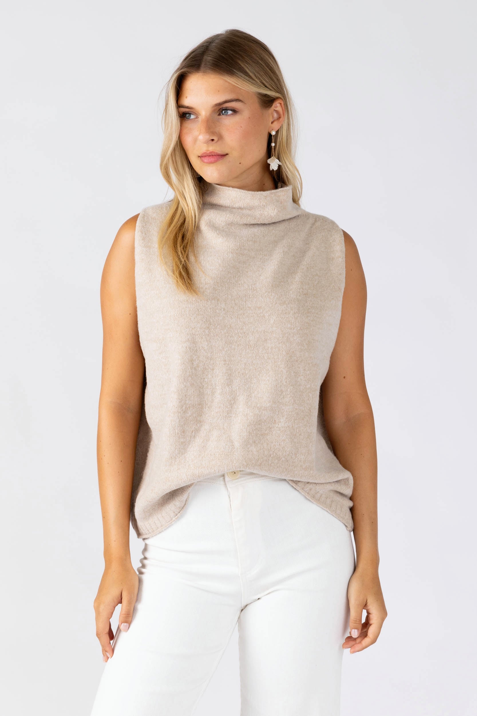 Heidi Mock Neck Sweater - fab'rik