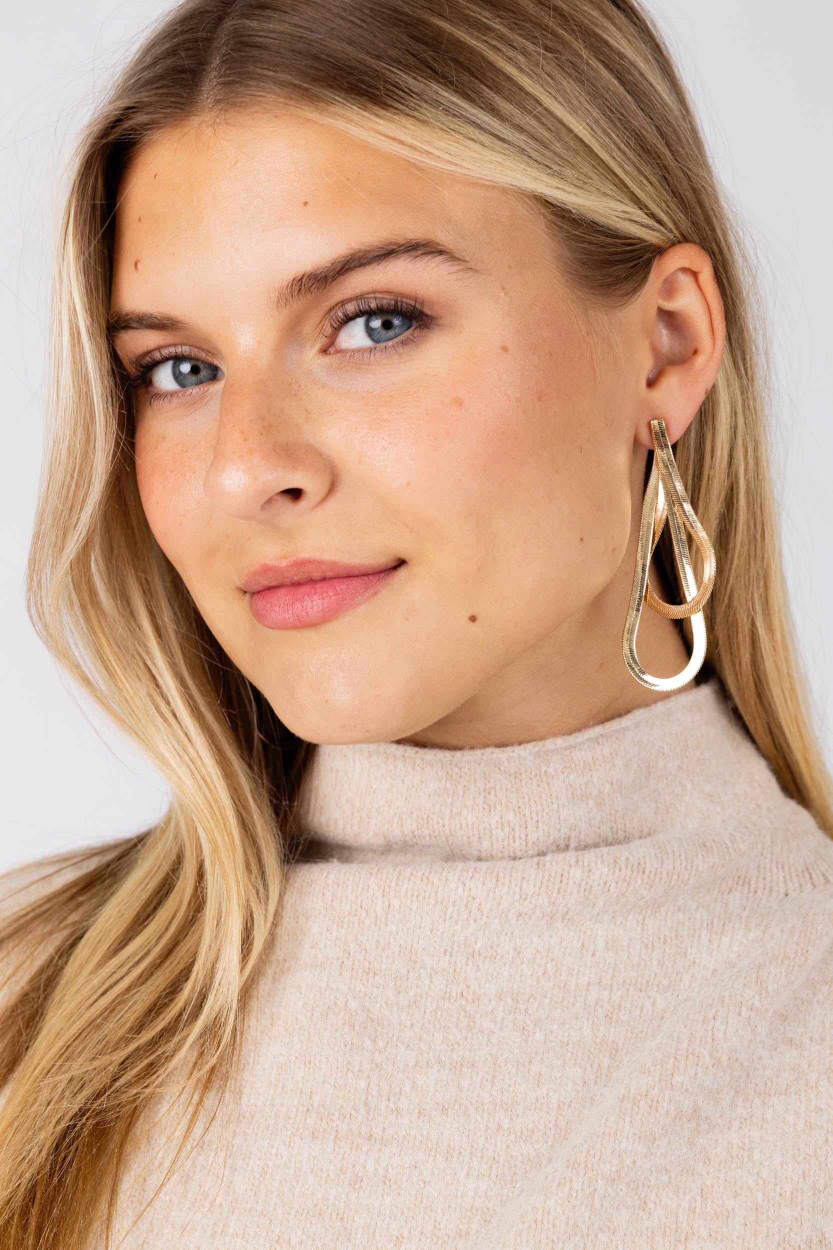 Nina Double Chain Earrings - fab'rik