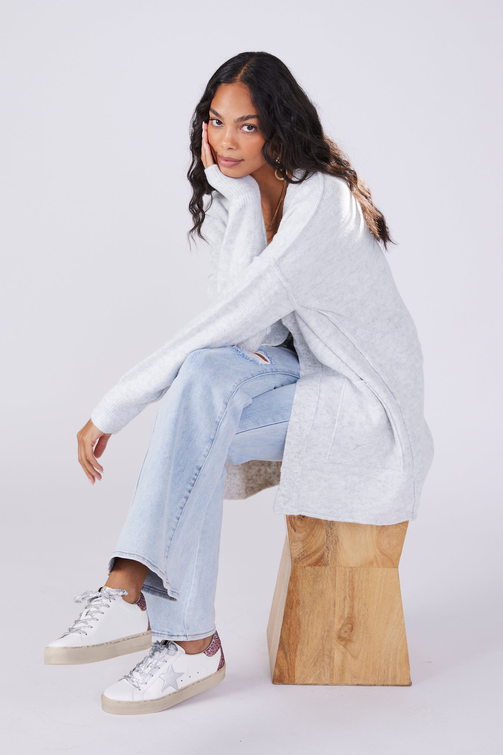 June Seamed Cardigan - fab'rik