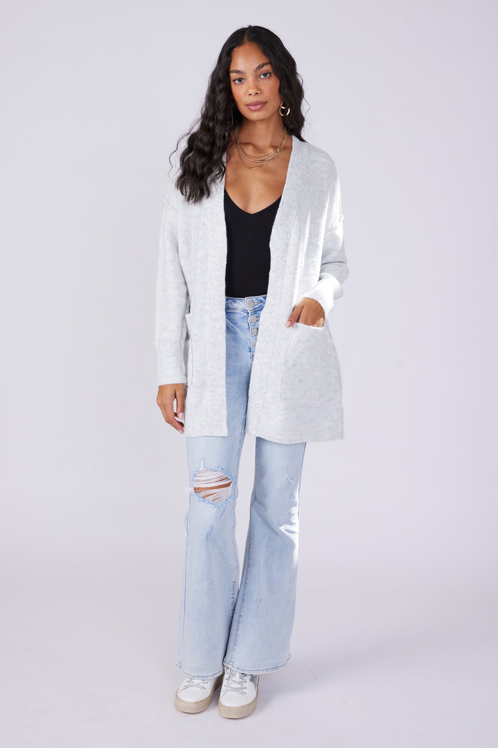 June Seamed Cardigan - fab'rik