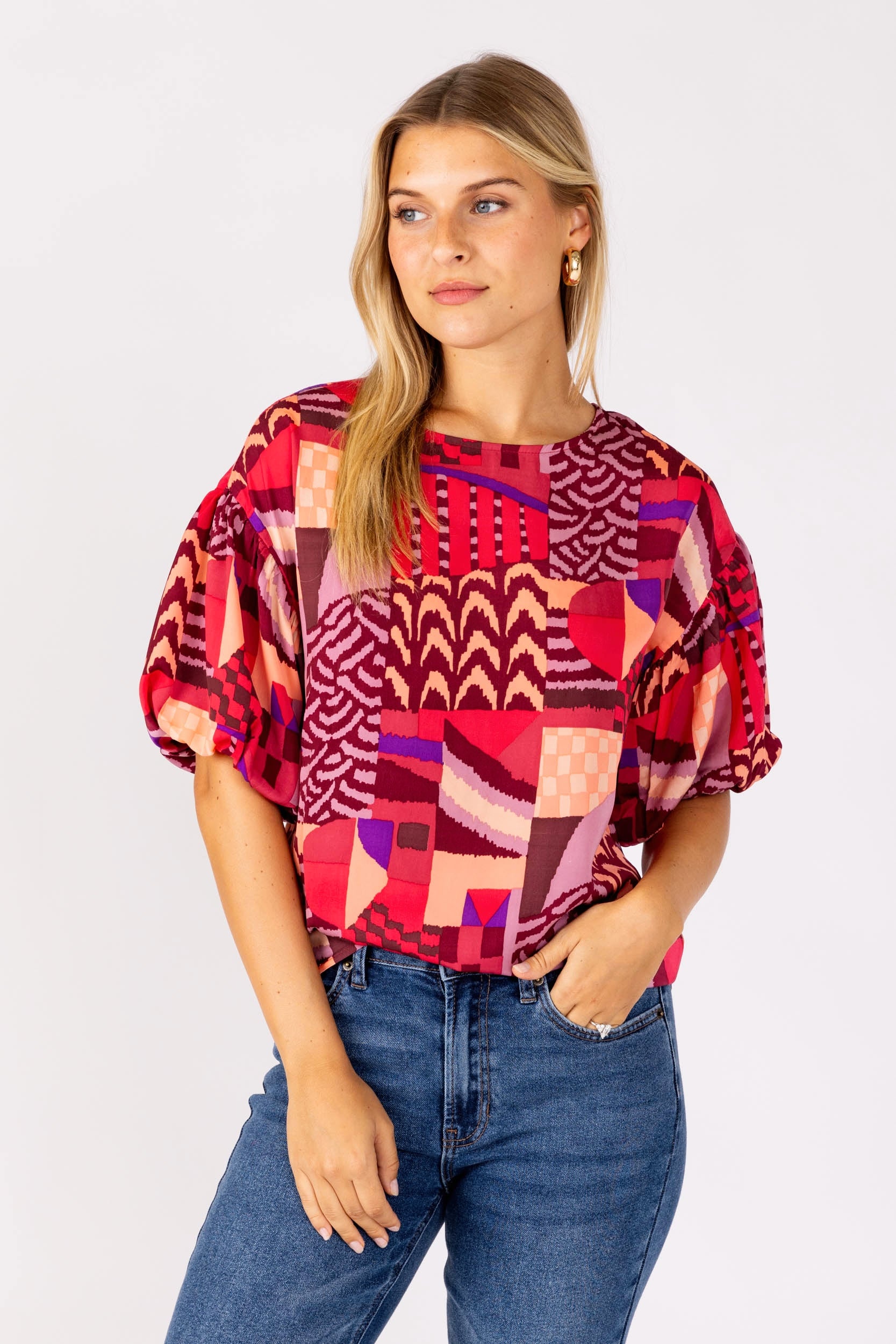 Bali Printed Blouse - fab'rik