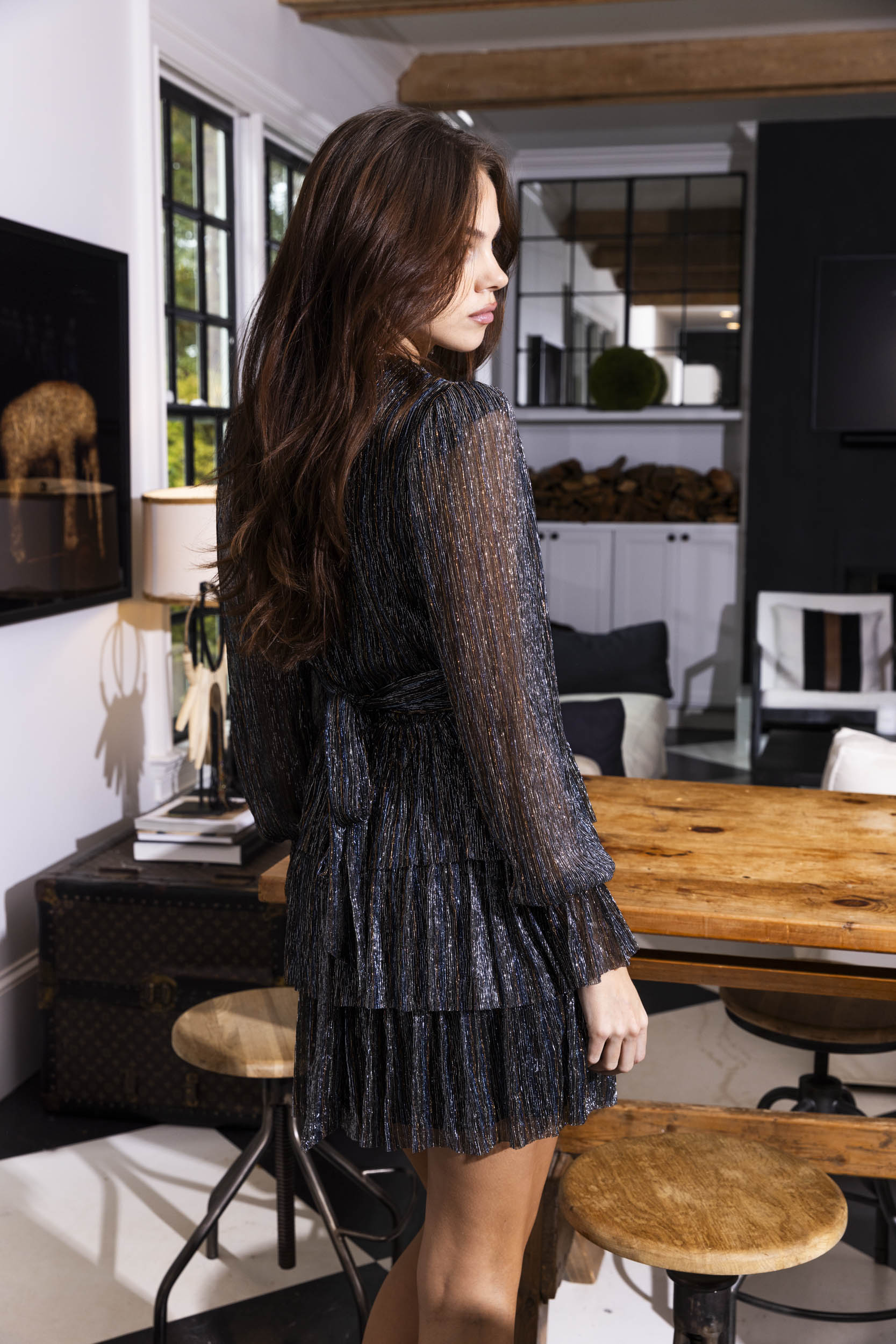 Keaton Shimmer Detail Dress - fab'rik
