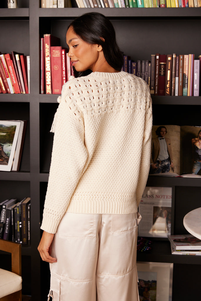 Rosemary Tassel Detail Sweater - fab'rik